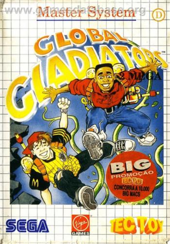 Cover Mick & Mack as The Global Gladiators for Master System II